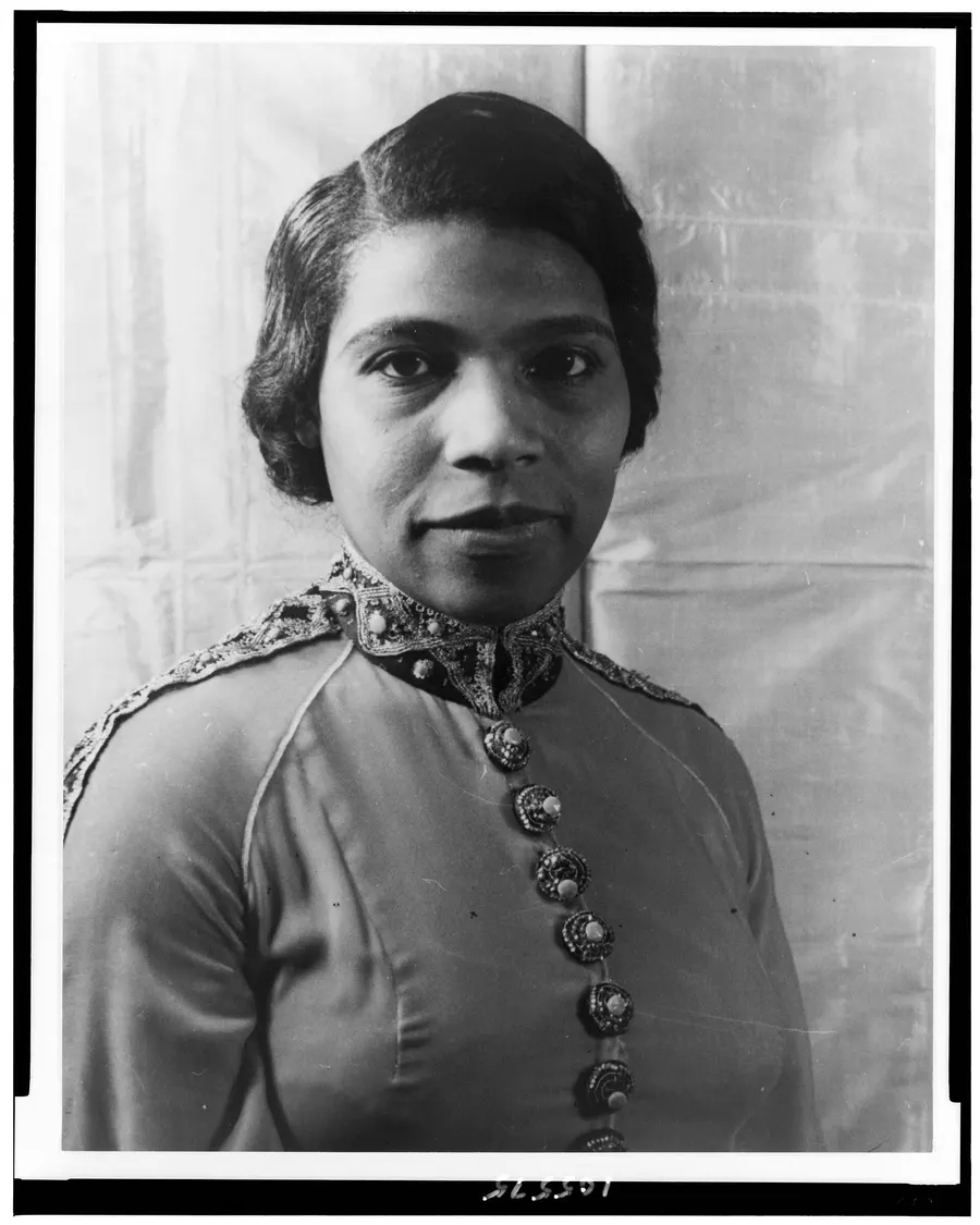 Marian Anderson, photographed by Carl Van Vechten in 1940.
