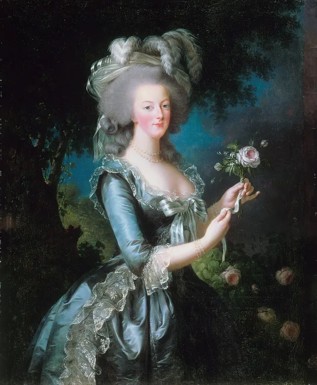 Marie-Antoinette, painted by Élisabeth Vigée Le Brun.