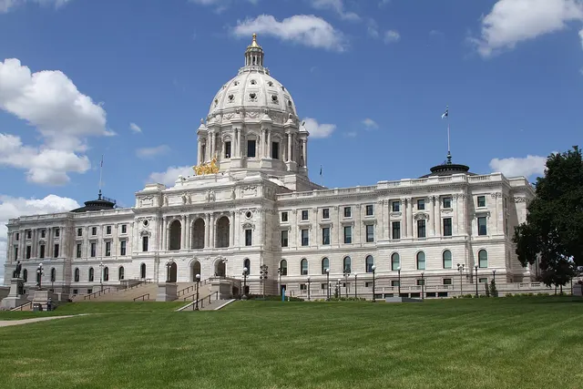 The Minnesota State Capitol in Saint Paul
