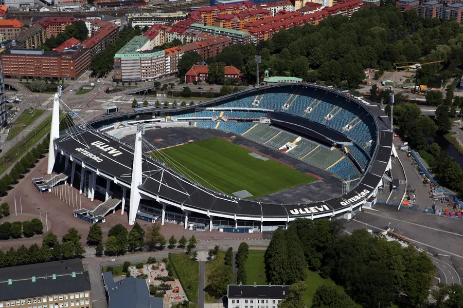The Ullevi stadium in Gothenburg, Sweden