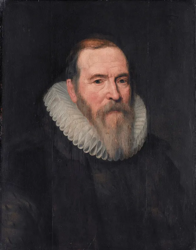 Johan van Oldenbarnevelt, painted by the workshop of Michiel van Mierevelt
