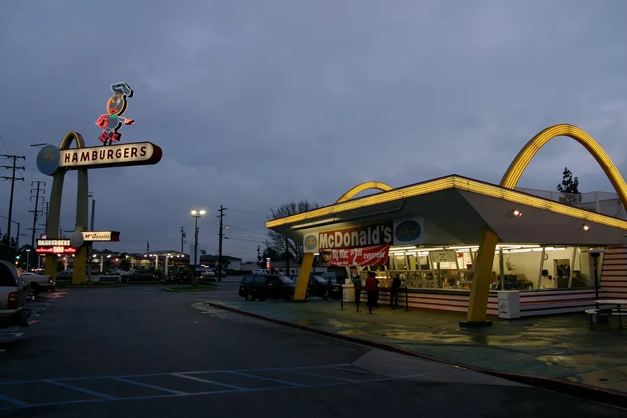 The McDonald's in Downey, California, the oldest surviving restaurant of the chain