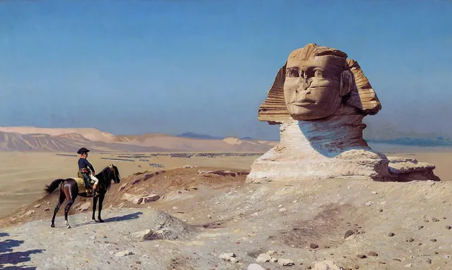 Bonaparte Before the Sphinx, painted by Jean-Léon Gérôme