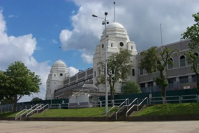 The old Wembley Stadium in London, scene of the 1992 European Cup final