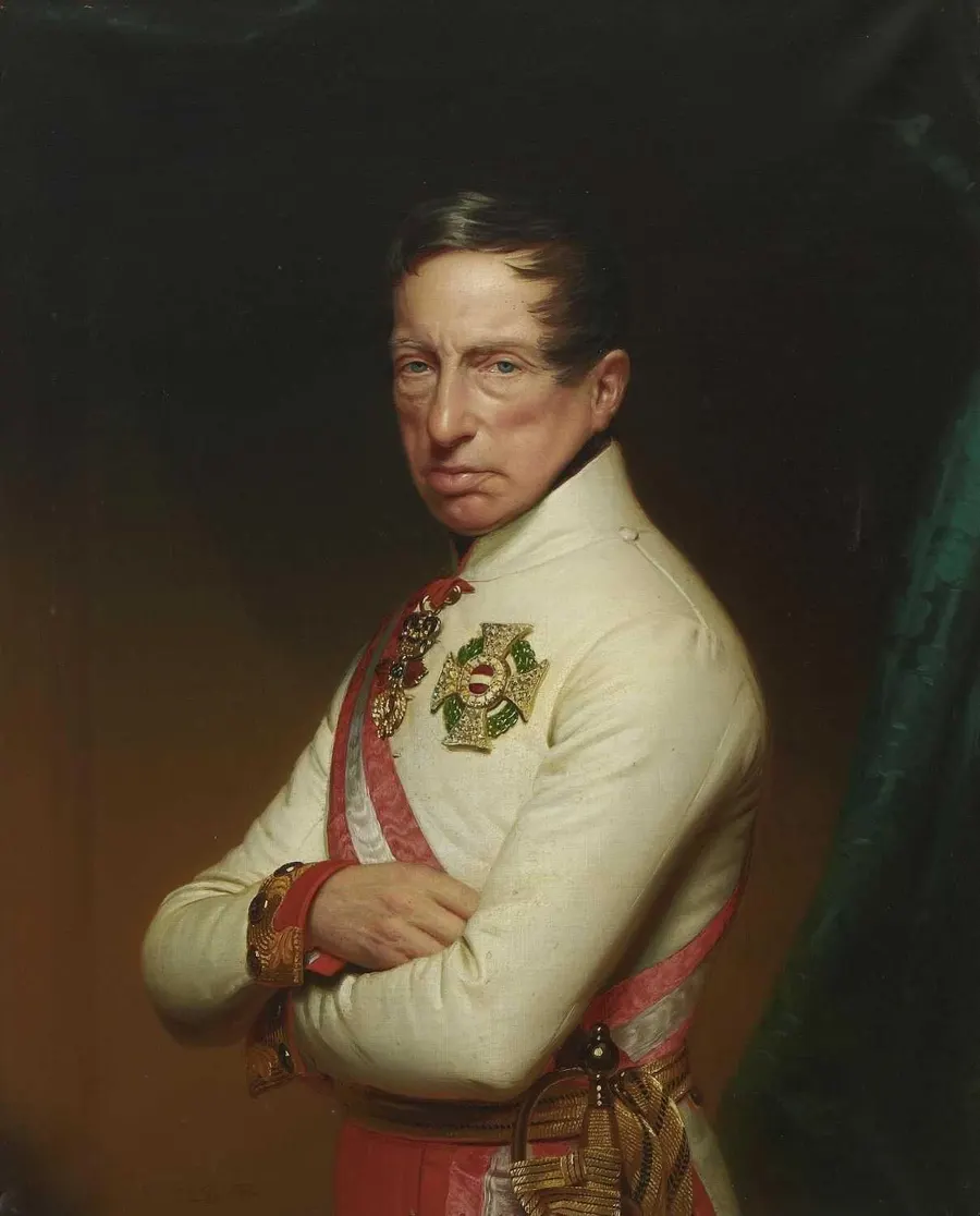 Archduke Charles of Austria, who led the Austrian army at Aspern-Essling, painted by Anton Einsle