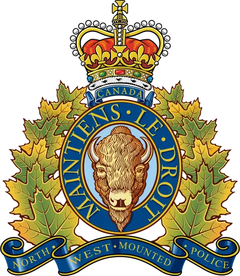 The badge of the North-West Mounted Police