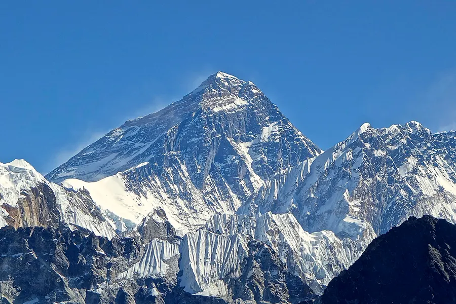Mount Everest, the world's highest mountain