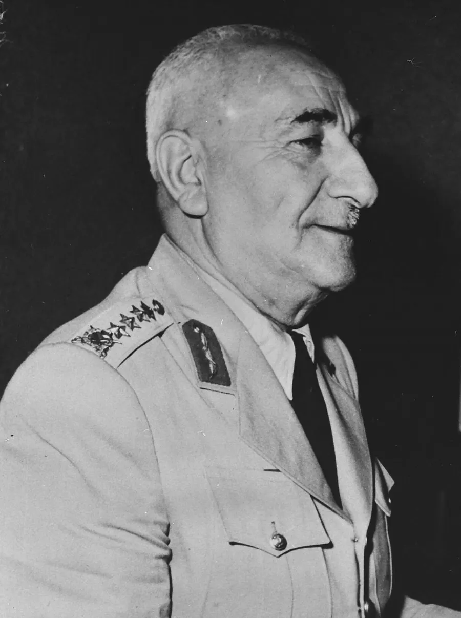 General Cemal Gürsel, who headed the National Unity Committee after the coup, photographed in 1960