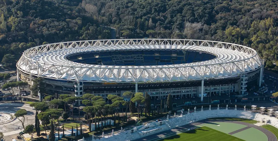 The Stadio Olimpico in Rome, where the 2009 Champions League final was played