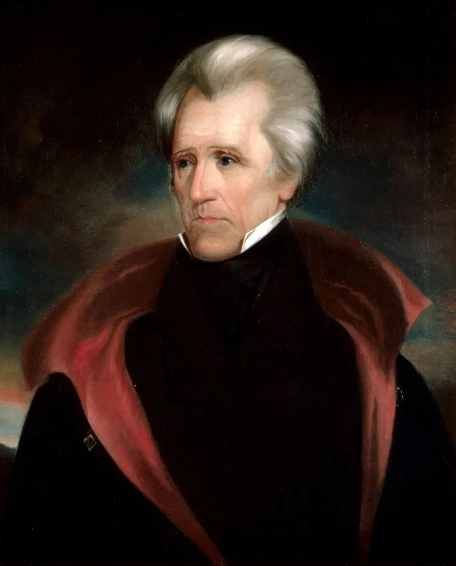 A portrait of President Andrew Jackson, who signed the Indian Removal Act