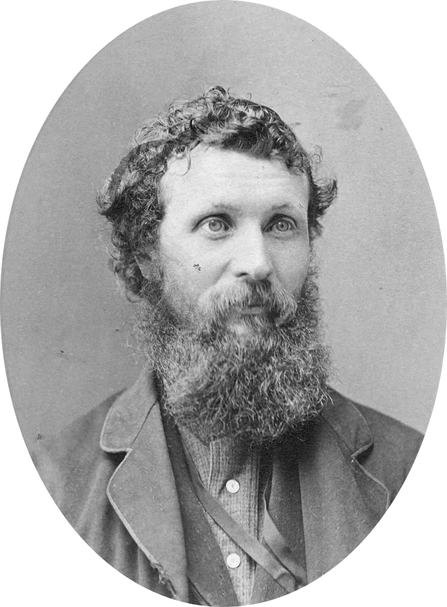 A portrait of John Muir, the Sierra Club's first president