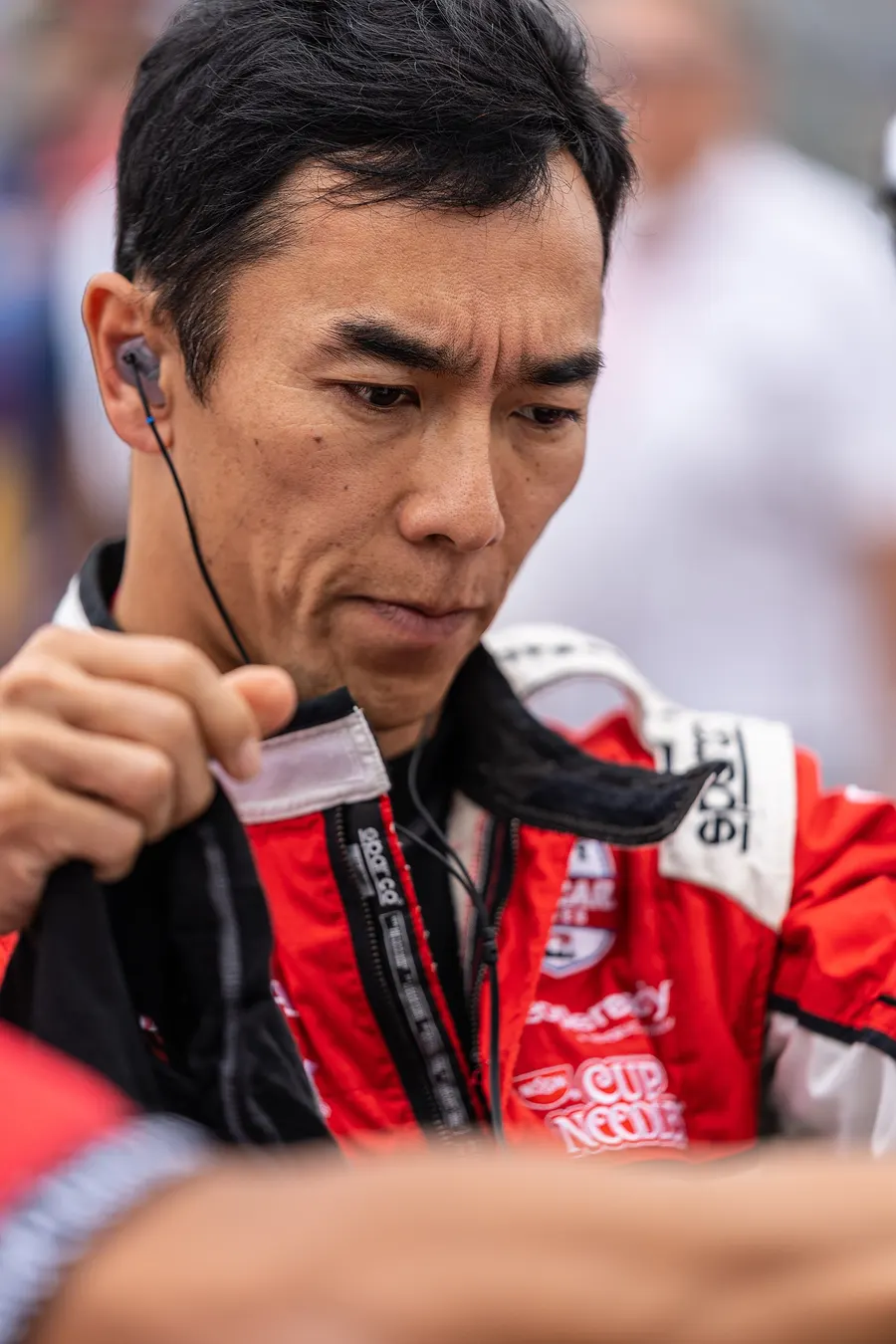 Takuma Sato, the Japanese racing driver