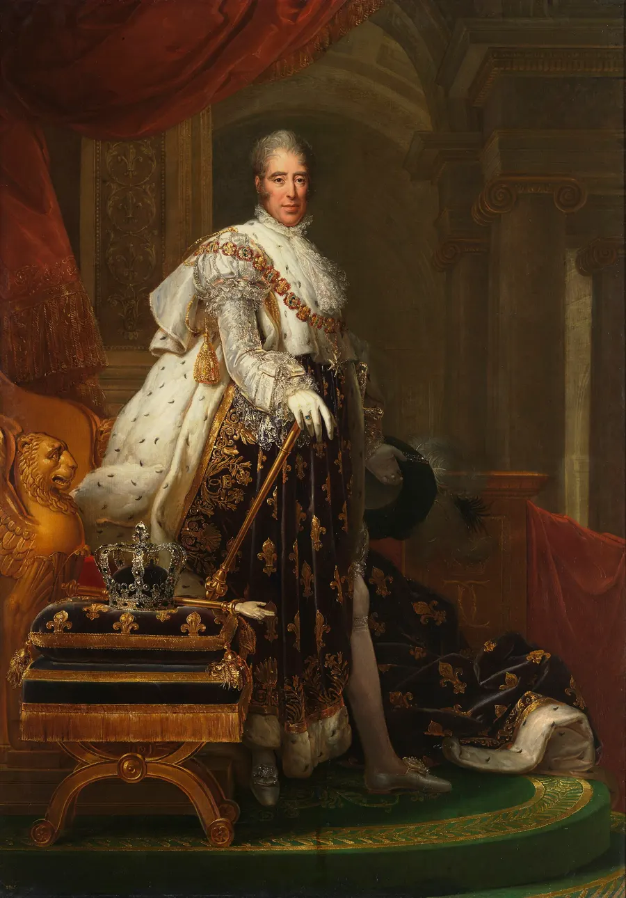 Charles X of France in his coronation robes