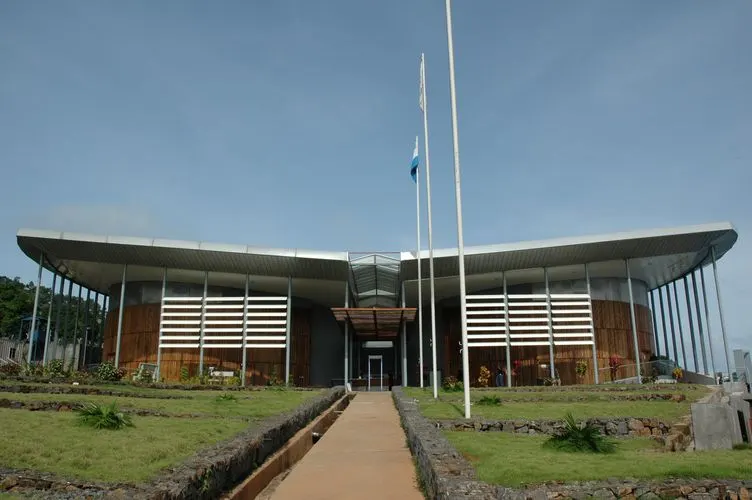 The Special Court for Sierra Leone building in Freetown, photographed in 2005