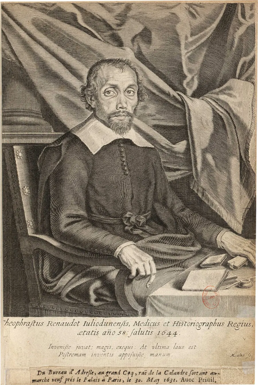 Théophraste Renaudot, founder of La Gazette