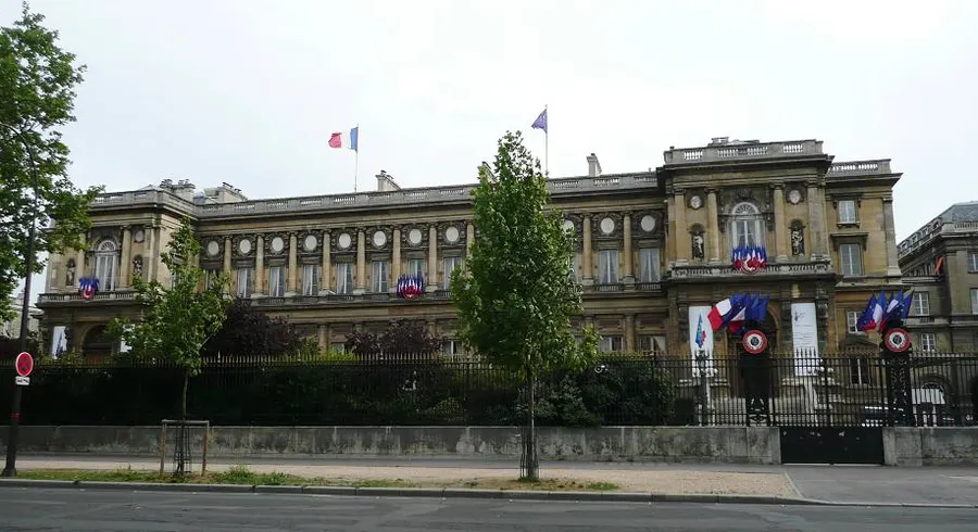 The French Ministry of Foreign Affairs on the Quai d'Orsay in Paris, where the declaration was read