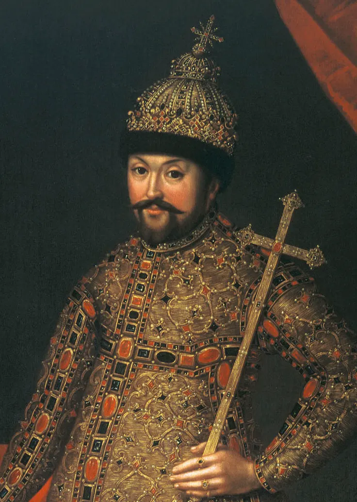 Tsar Michael I, in an 18th-century copy of a portrait painted in 1636.