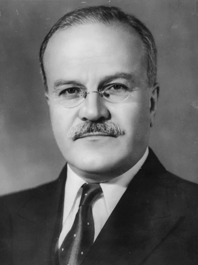 Vyacheslav Molotov, the Soviet foreign minister who delivered the declaration of war