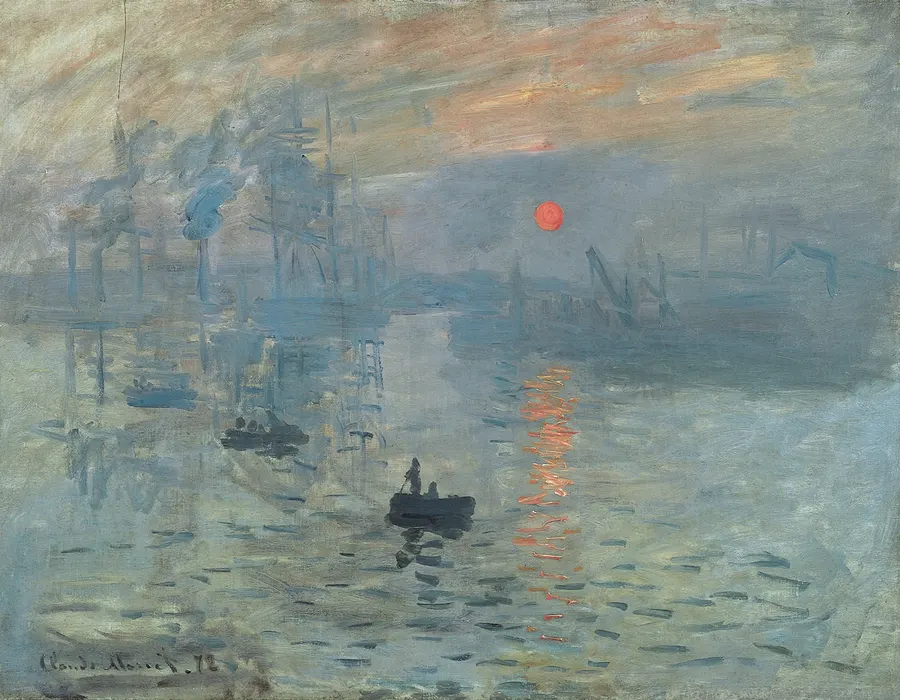 Claude Monet's Impression, Sunrise, the painting that gave the Impressionists their name.