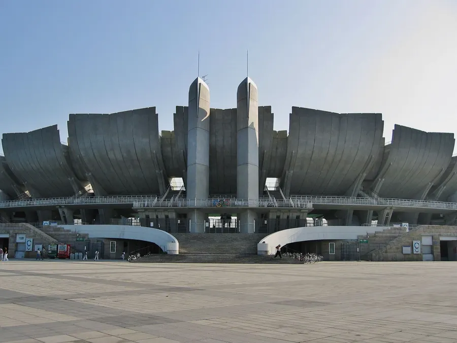 The Nagano Olympic Stadium, where the opening ceremony of the 1998 Winter Games was held.