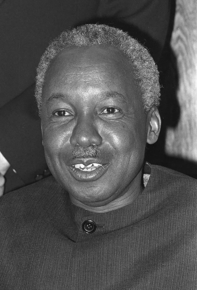 Julius Nyerere, the first prime minister of independent Tanganyika.