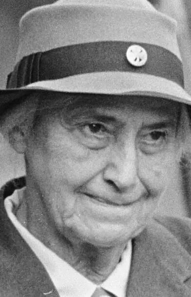 Olave Baden-Powell, World Chief Guide, in 1966.