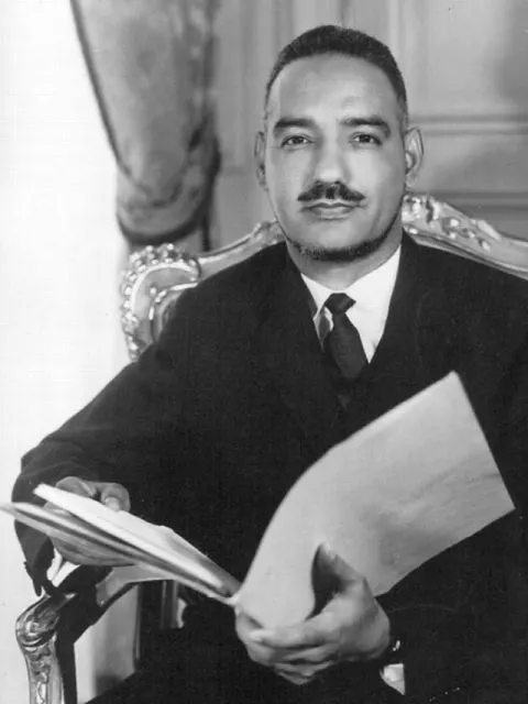 Moktar Ould Daddah, Mauritania's first head of government and president, in 1960.