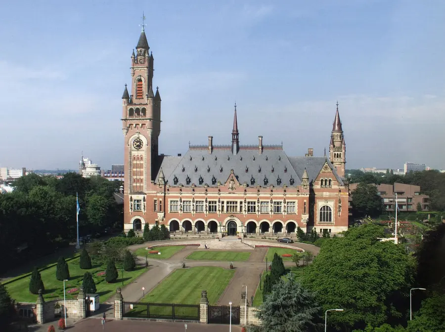 The Peace Palace in The Hague, seat of the International Court of Justice.