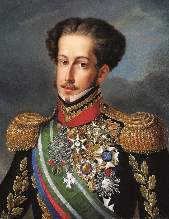 Pedro I, first emperor of Brazil.