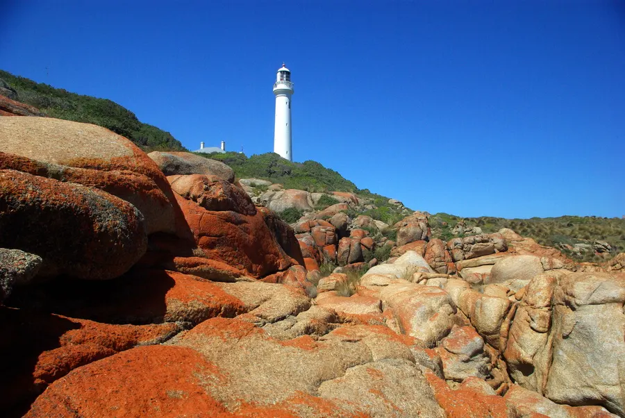 The lighthouse at Point Hicks in eastern Victoria, Australia.
