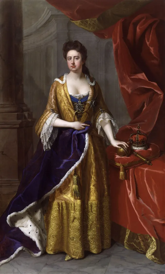 Queen Anne, in whose reign the Union came into force, painted by Michael Dahl.