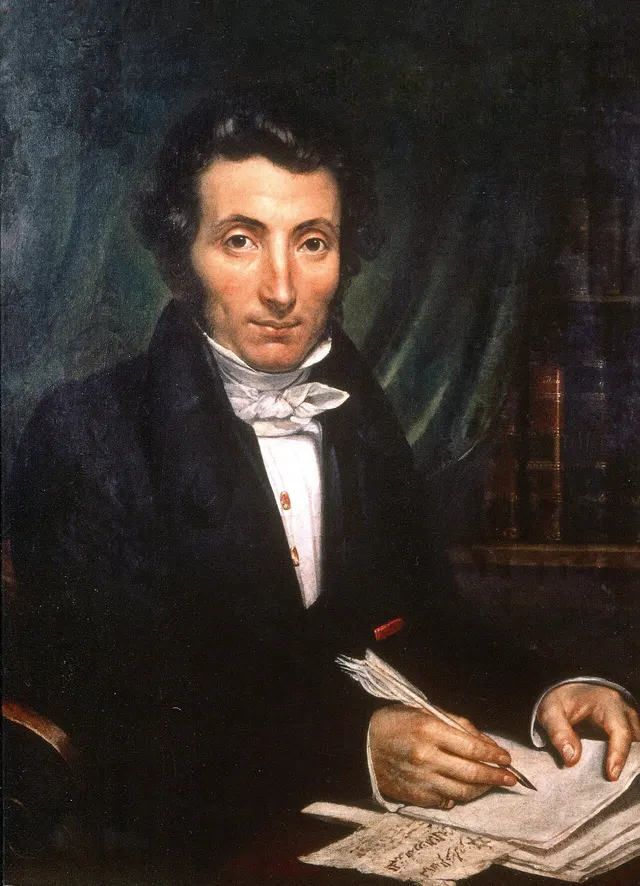 René Caillié, in a portrait by Amélie Legrand de Saint-Aubin.