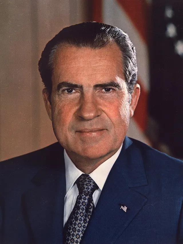 Richard Nixon, the first US president to visit the Soviet Union