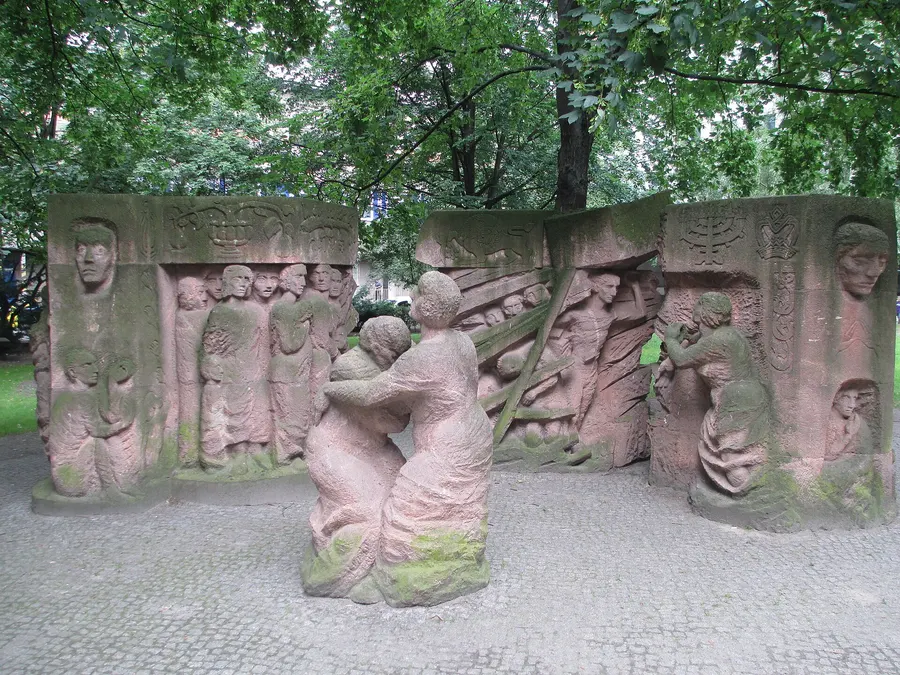 The memorial to the women of the Rosenstraße protest, Berlin, 2016.