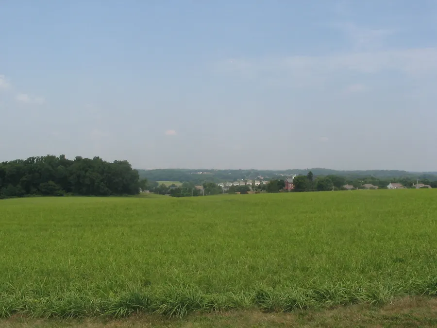 Fields at the Brandywine Battlefield in Chadds Ford, Pennsylvania, photographed in 2008