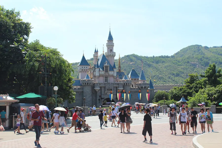 Sleeping Beauty Castle at Hong Kong Disneyland