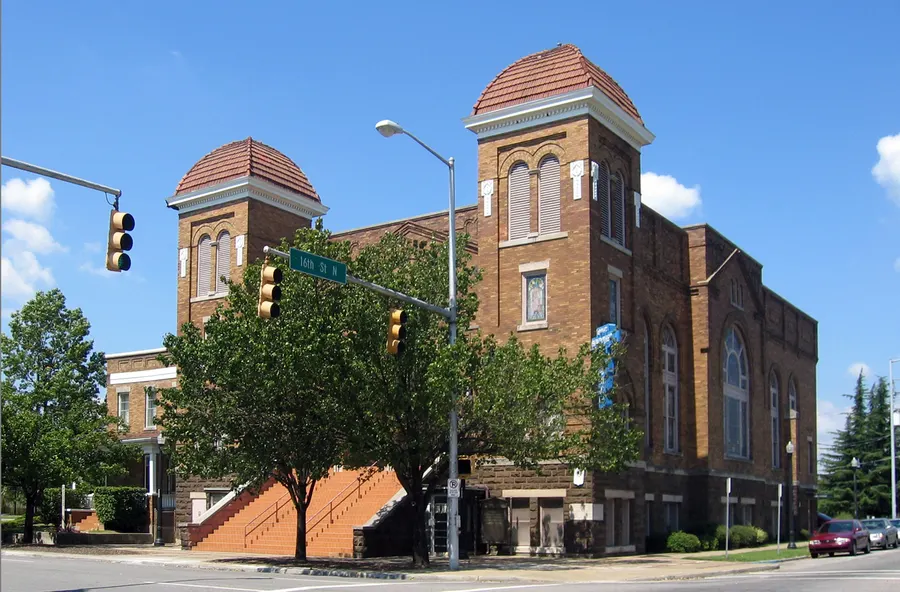 The Sixteenth Street Baptist Church in Birmingham, Alabama, as it stands today