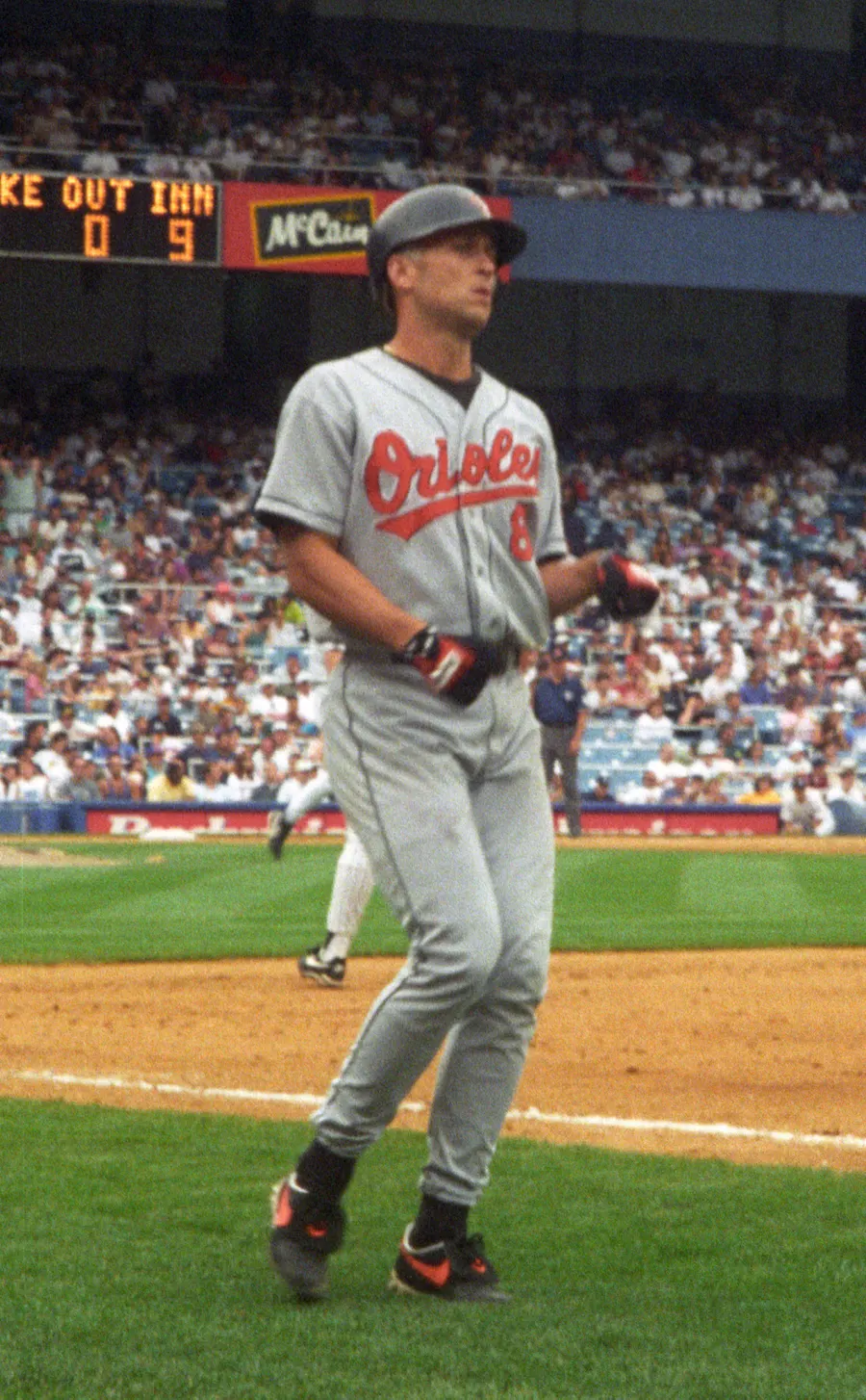 Cal Ripken Jr. of the Baltimore Orioles in 1996