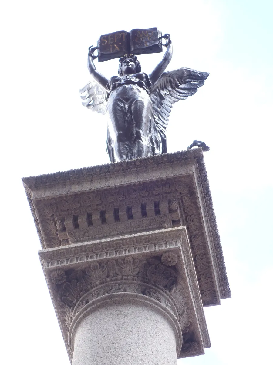 The Admission Day Monument by Douglas Tilden on Market Street, San Francisco, which commemorates California's entry into the Union