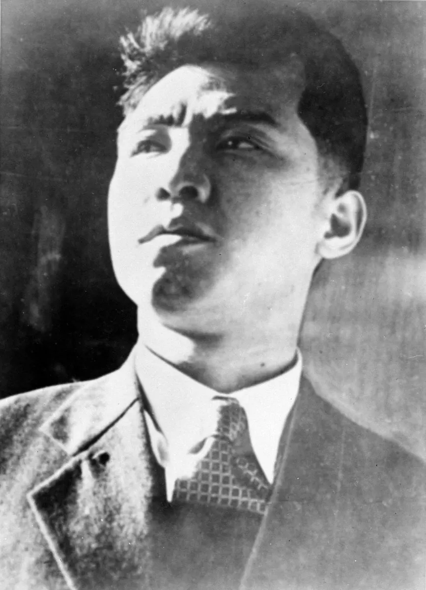 An official portrait photograph of Kim Il Sung, North Korea's first premier, issued by the North Korean government and dated 1 October 1948