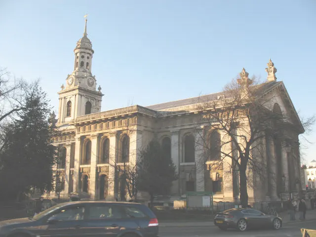 St Alfege Church in Greenwich, the parish church that bears the archbishop's name.