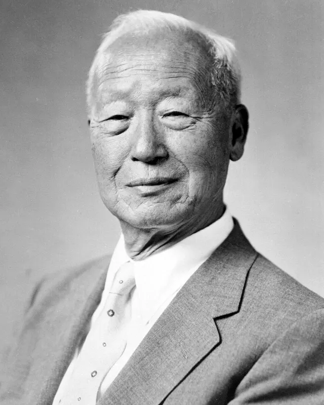 Syngman Rhee in 1948, the year the new National Assembly elected him South Korea's first president