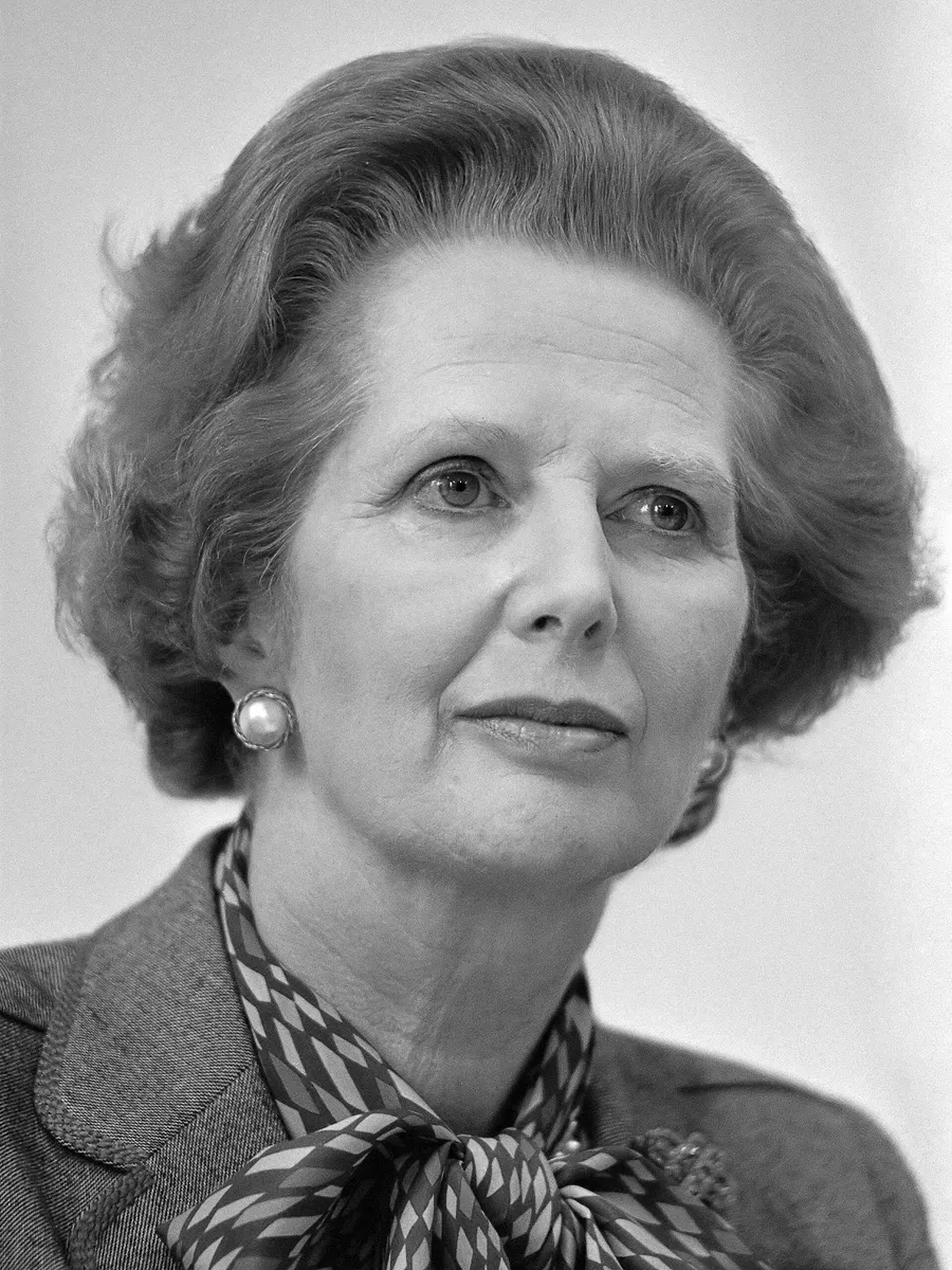 Margaret Thatcher in 1983.