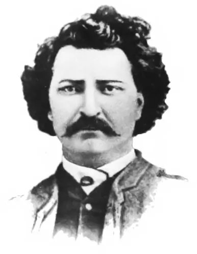 Louis Riel, in an engraving made from a photograph.