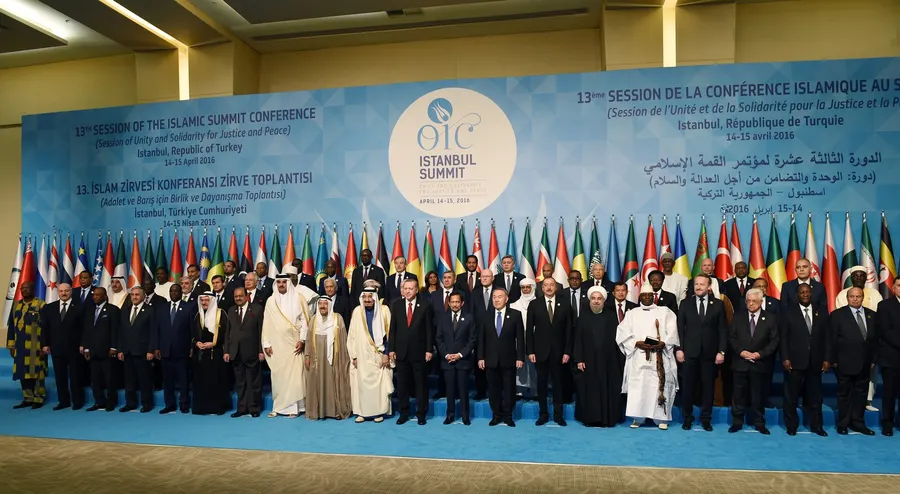 Leaders at the Islamic Summit of the OIC in Istanbul, 2016.