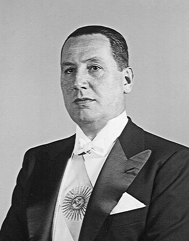 Juan Perón, president of Argentina.