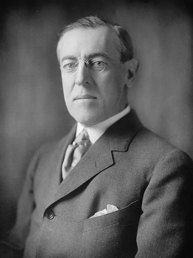 Woodrow Wilson, 28th president of the United States.