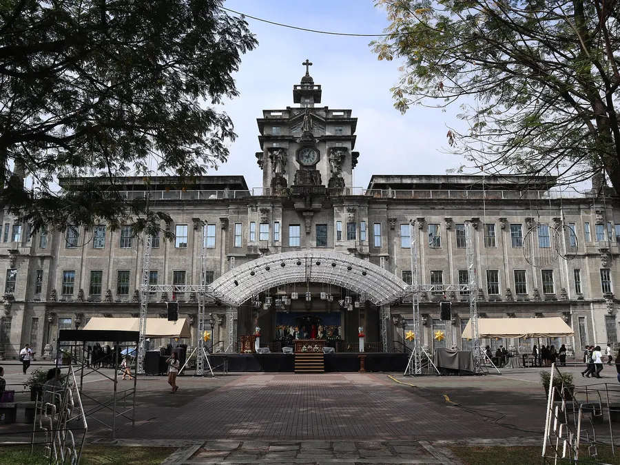 The Main Building of the University of Santo Tomas on España Boulevard, Manila, in 2023.