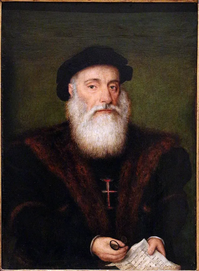 Vasco da Gama, in an anonymous portrait of about 1525.