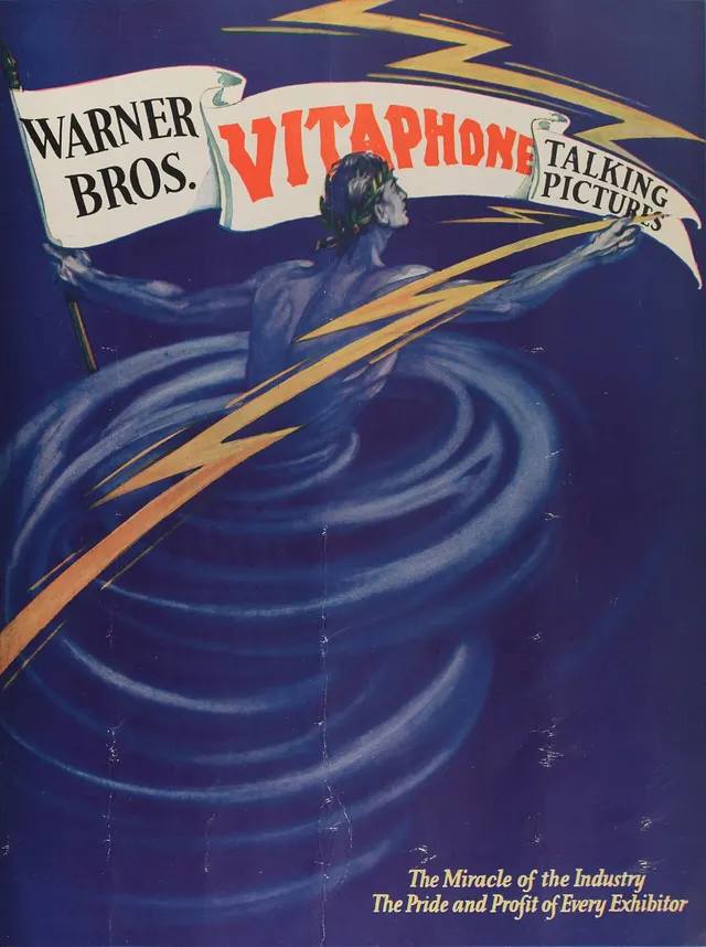 A Warner Bros. Vitaphone 'talking pictures' advertisement from The Film Daily, 1929.